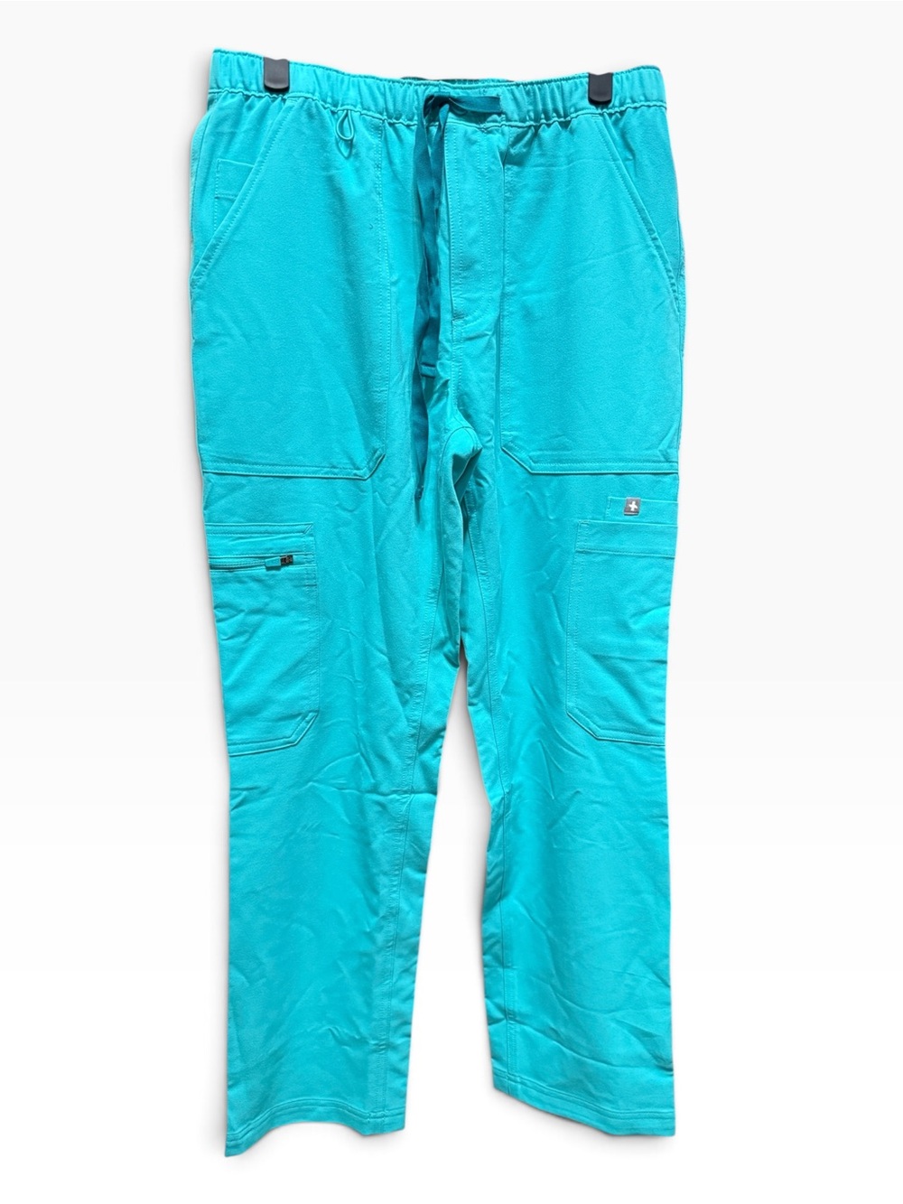 FIGS Cairo Cargo Scrub Pants Men’s Extra Small Short Teal NWT